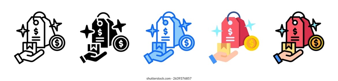 Price Tag Icon Element For Design