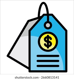 Price Tag Icon Element For Design