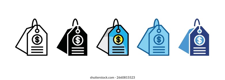 Elemento de icono de etiqueta de Precio para diseño