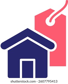 Price Tag Icon Fill Vector Illustration