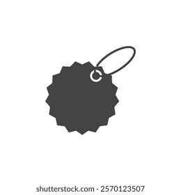 price tag icon Flat logo set collection