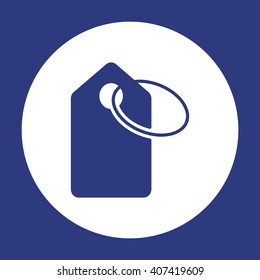 price tag  icon,  isolated. Flat  design.