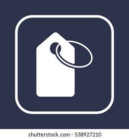 Price tag   icon, isolated. Flat  design. 