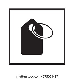 Price tag   icon, isolated. Flat  design. 