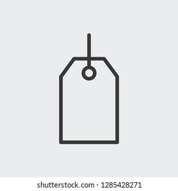 Price tag icon isolated on background. Label symbol modern, simple, vector, icon for website design, mobile app, ui. Vector Illustration