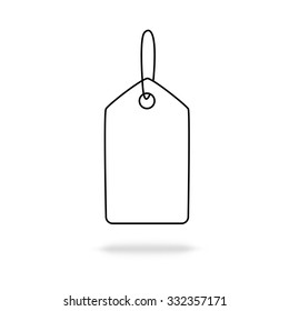 price tag icon isolated on  white background