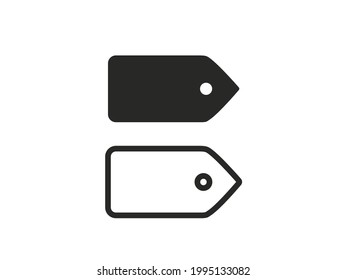 Price tag icon. Label sticker. Price mark illustration.  Label vector design