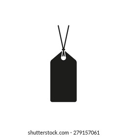 The price tag icon. Label symbol. Flat Vector illustration
