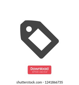 Price tag icon. Tag label icon for websites and apps. Sales label icon on white background. Flat line vector illustration