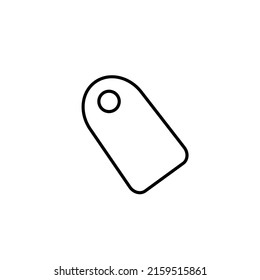 Price tag icon. Tag label icon for websites and apps. Sales label icon on white background. Flat line vector illustration eps 10