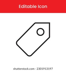 Price tag icon, Price tag outline icon, Price tag vector icon