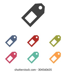 price tag icon  set