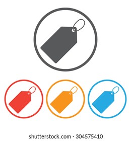 Price tag icon set 