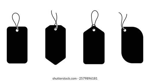 Price tag icon set vector illustration.
