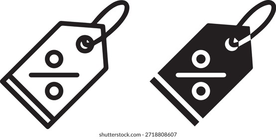 Price Tag Icon Set vector symbols  illustration 