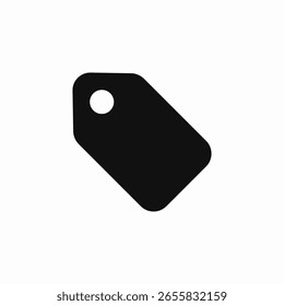 Vector de signo de ícono de etiqueta de Precio