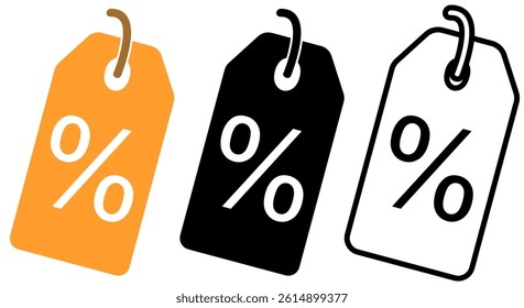 Price Tag icon, simple flat style, illustration, logo sign symbol pictogram template, for ui or ux isolated on white for mobile app, editable