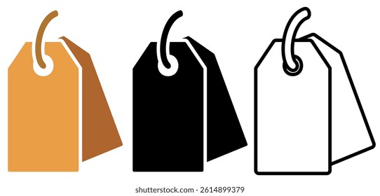 Price Tag icon, simple flat style, illustration, logo sign symbol pictogram template, for ui or ux isolated on white for mobile app, editable