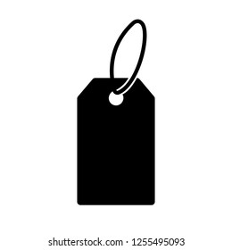 Price tag icon. Simple label with item price. Vector Illustration