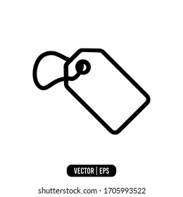 Price tag icon simple vector design