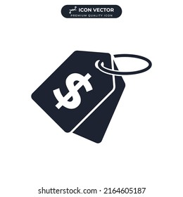 price tag icon symbol template for graphic and web design collection logo vector illustration