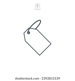 Price Tag icon symbol vector illustration isolated on white background