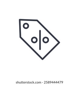 price tag icon symbol vector sign isolated on white background illustration for graphic and web design
