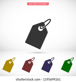 price tag icon vector 10 EPS