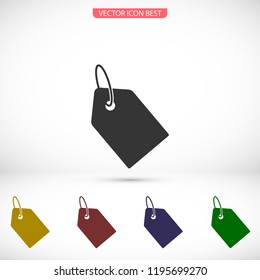 price tag icon vector 10 EPS