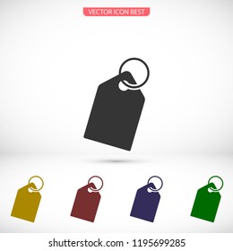 price tag icon vector 10 EPS