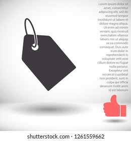 price tag icon vector 10 EPS