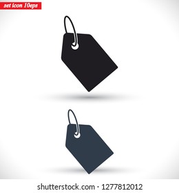 price tag icon vector 10 EPS
