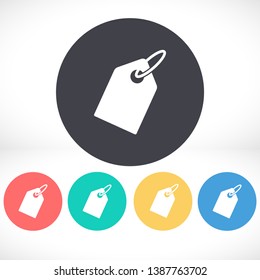 price tag icon vector 10 EPS. lorem ipsum Flat Design JPG