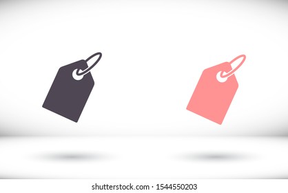 price tag icon vector 10 EPS. lorem ipsum Flat Design JPG