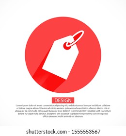 price tag icon vector 10 EPS. lorem ipsum Flat Design JPG