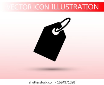 price tag icon vector 10 EPS. lorem ipsum Flat Design JPG