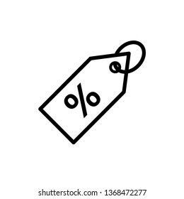 Price tag icon vector