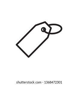 Price tag icon vector