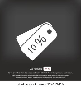 price tag icon. vector