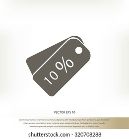 price tag icon. vector