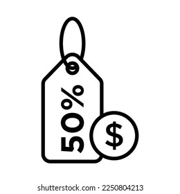 price tag icon vector design template in white background