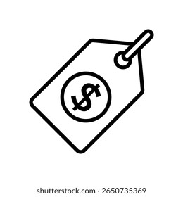 price tag icon vector design template simple and clean