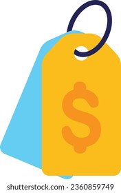 price tag Icon Vector Flat Illustration