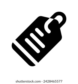 price tag icon. vector glyph icon for your website, mobile, presentation, and logo design.