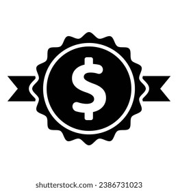 Icono de etiqueta de precio, gráfico de vector