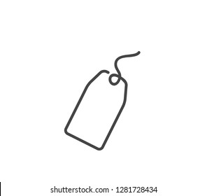 Price tag icon. Vector hand drawn price tag. 