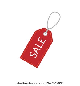 Price Tag icon. Vector illustration, flat design.