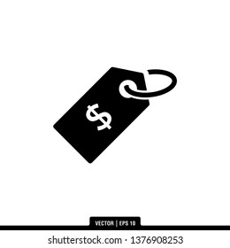 Price Tag Icon Vector Illustration Logo Template
