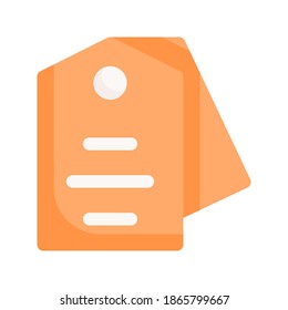 ilustración vectorial de icono de etiqueta de precio. diseño plano de icono de etiqueta de precio.