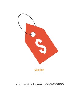 Price Tag icon vector illustration logo template for many purpose. Isolated on white background.
